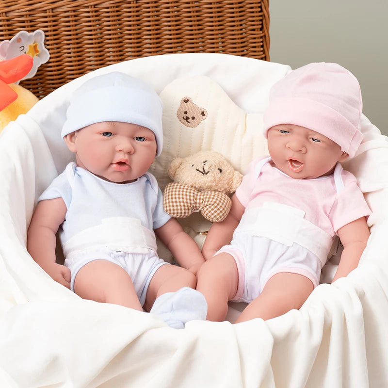 35CM Cute Reborn Dolls For 14inch Realistic Soft Full Vinyl Reborn Doll Toys Lifelike Full Body Dolls For Princess Birthday Gift