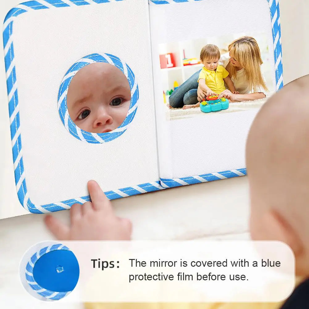 Baby Photo Album Soft Baby Book - Mirror First Year