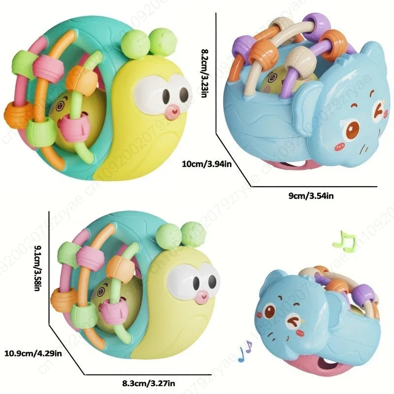 Baby Rattle Ball Sensory Toy 0-12 Months