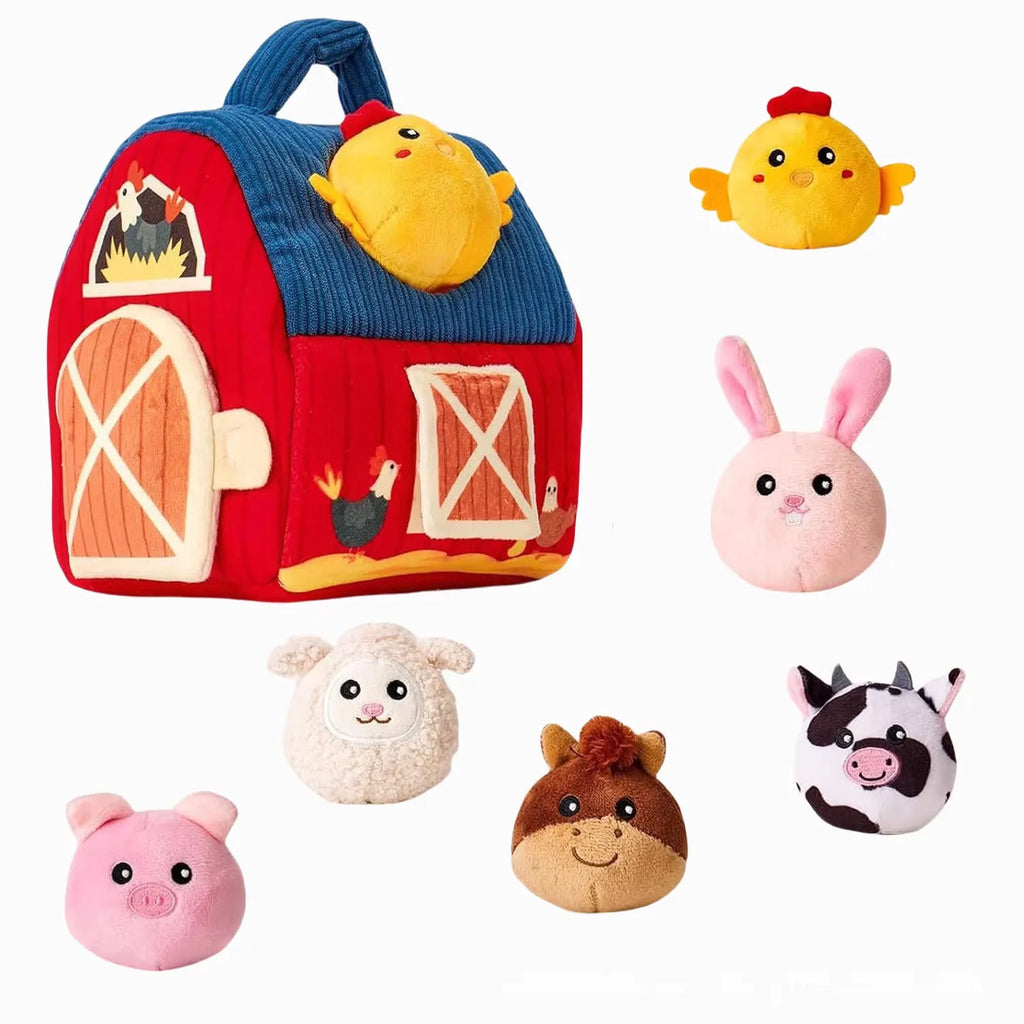 Yokibo Soft Baby Beehive Sensory Toy with 5 Plush Bees