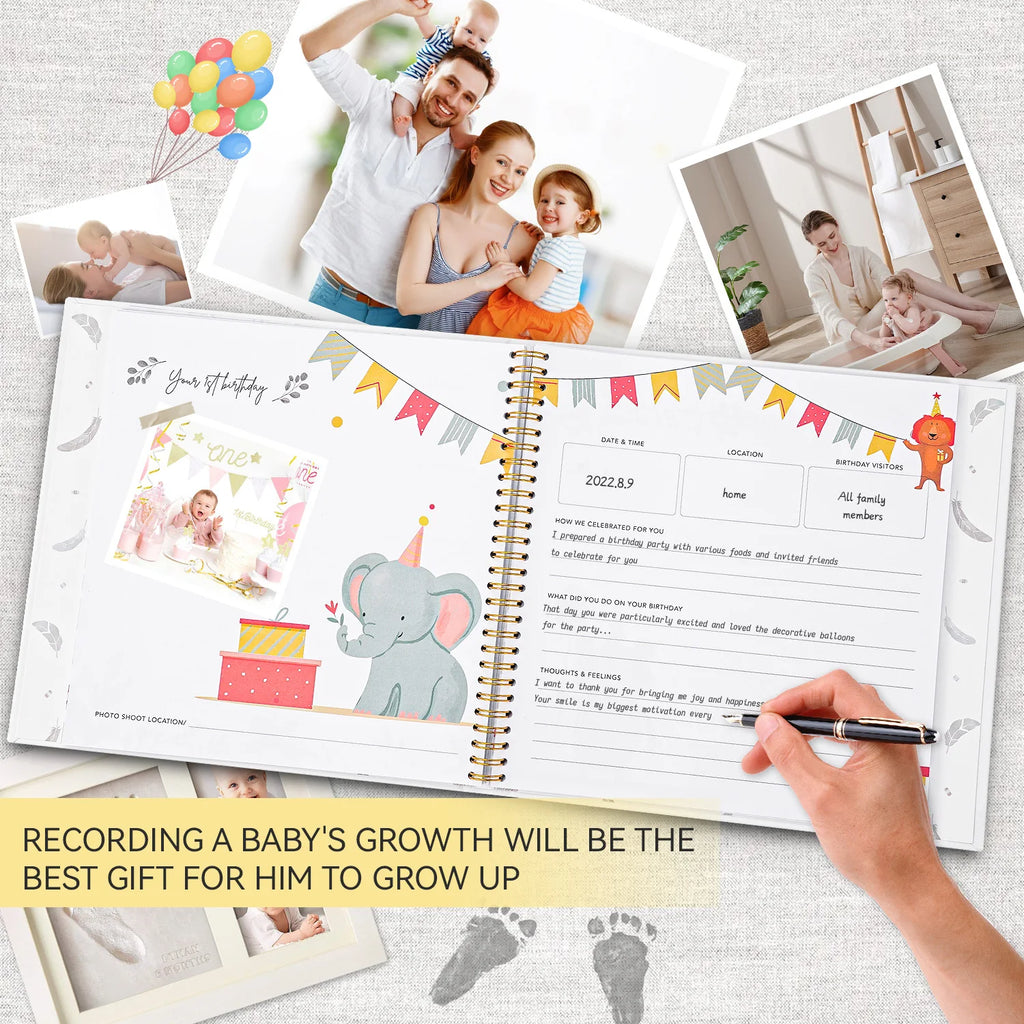 Baby Memory Book - First Year Photo Album