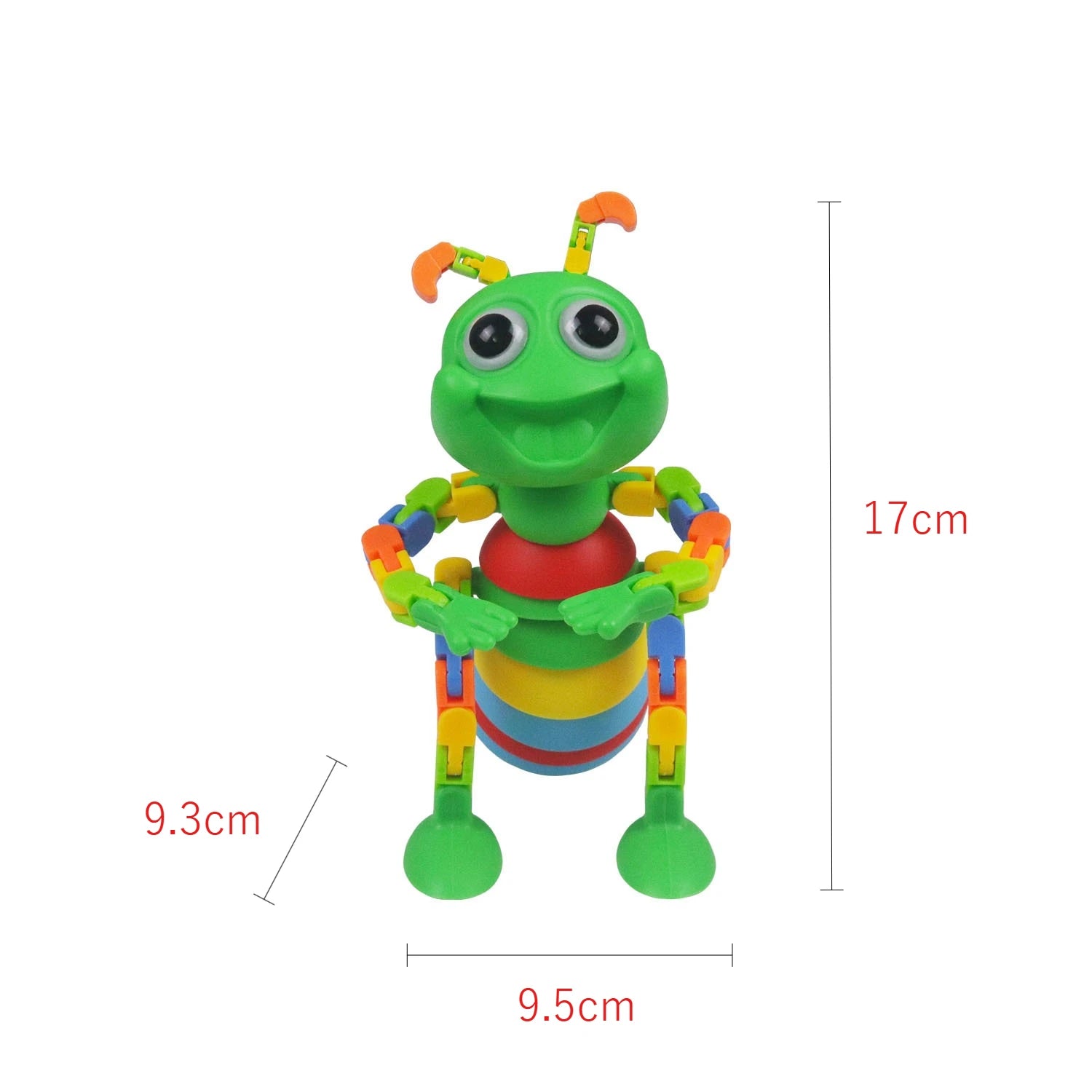 3D Slug Fidget Toy Colorful Slug Snail Creative Twist Anti Stress Toy All Ages Relief Anti-Anxiety Sensory Toys for Children