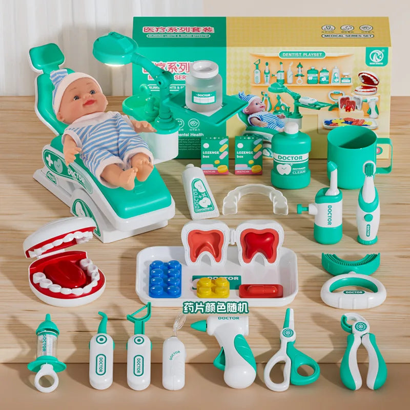 Children's Doctor Toy Set - Role Play Medical Kit with Tools