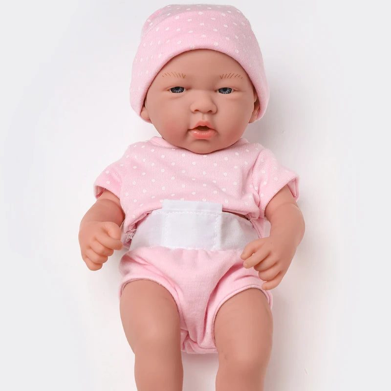 35CM Cute Reborn Dolls For 14inch Realistic Soft Full Vinyl Reborn Doll Toys Lifelike Full Body Dolls For Princess Birthday Gift