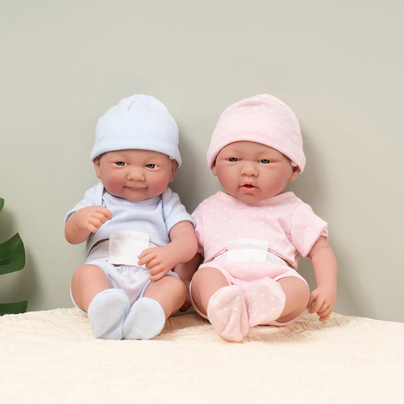 35CM Cute Reborn Dolls For 14inch Realistic Soft Full Vinyl Reborn Doll Toys Lifelike Full Body Dolls For Princess Birthday Gift