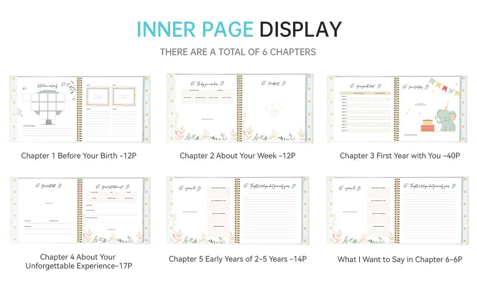 Baby Memory Book - First Year Photo Album