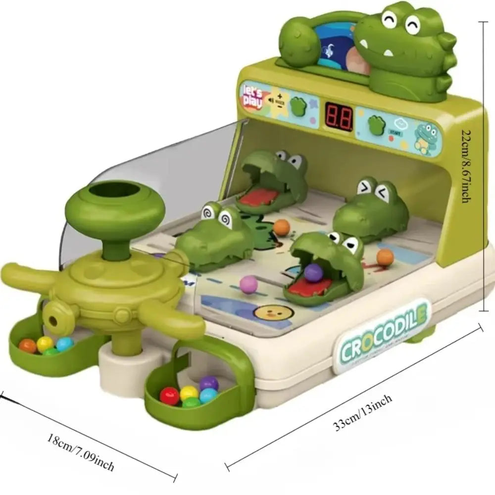 Kids Table Party Games Children Pinball Shooting Machine Electric Crocodile Table Game Children's Education Puzzle Toys Child