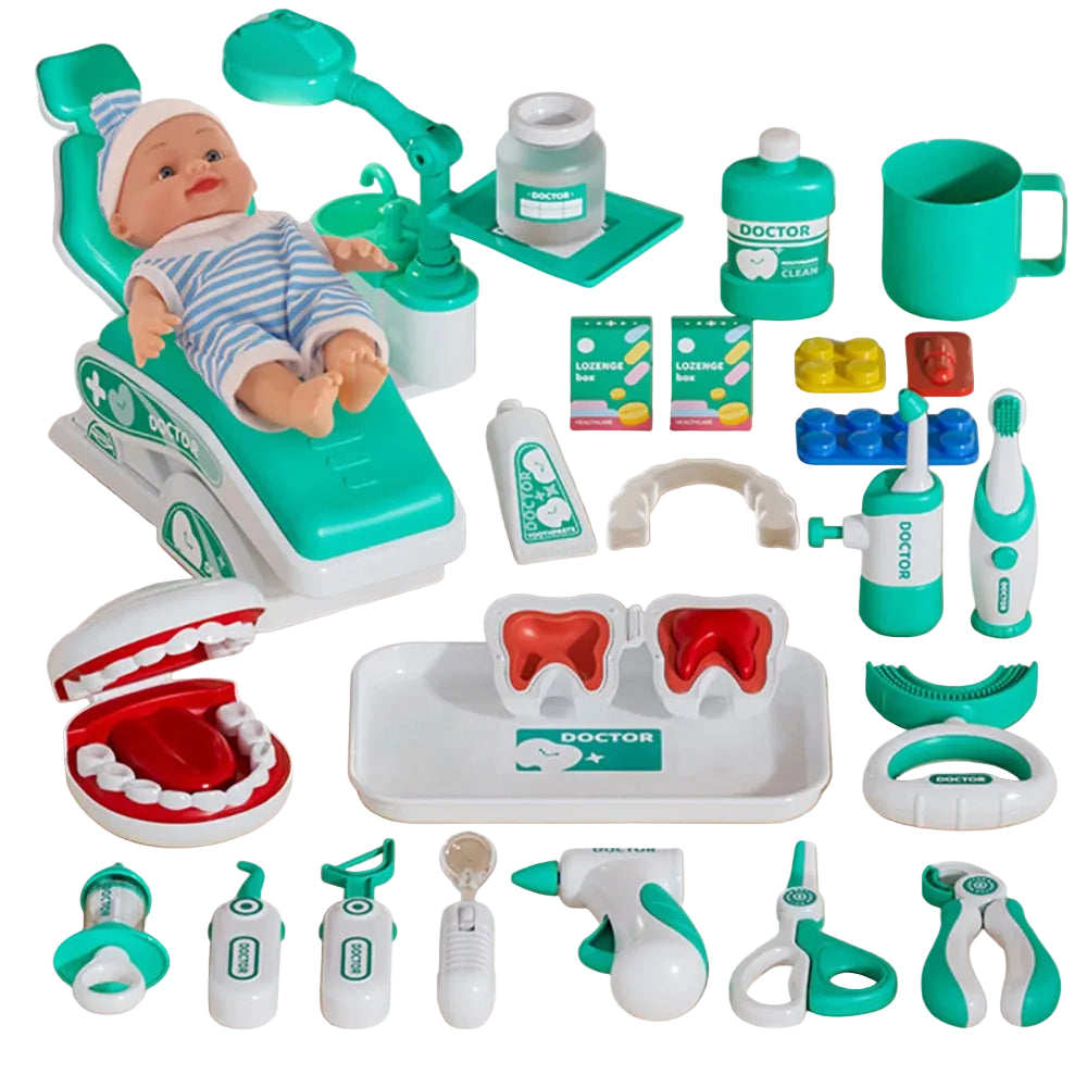 Children's Doctor Toy Set - Role Play Medical Kit with Tools