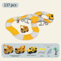 Electric track vehicle series toy track puzzle, car assembly, racing set, building blocks. Boys, girls. Birthday gifts, Children
