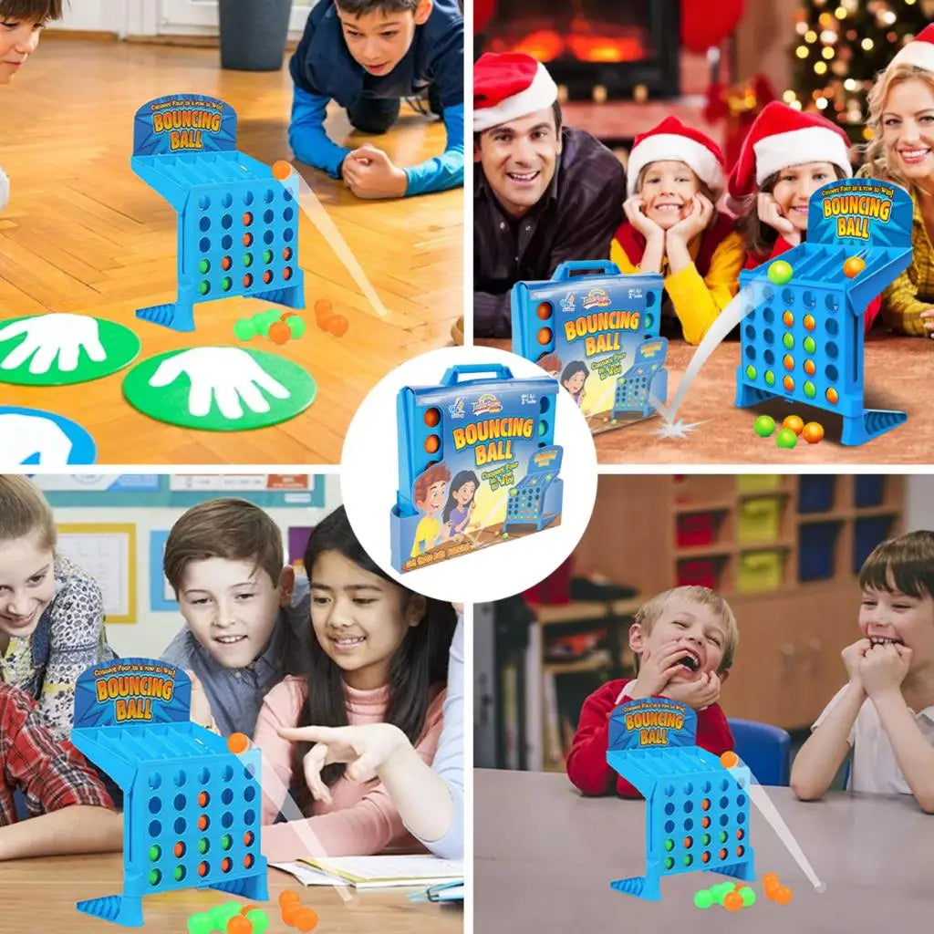 kbxlife 4 Shots Connect Board Game - Finger Shooting Toy