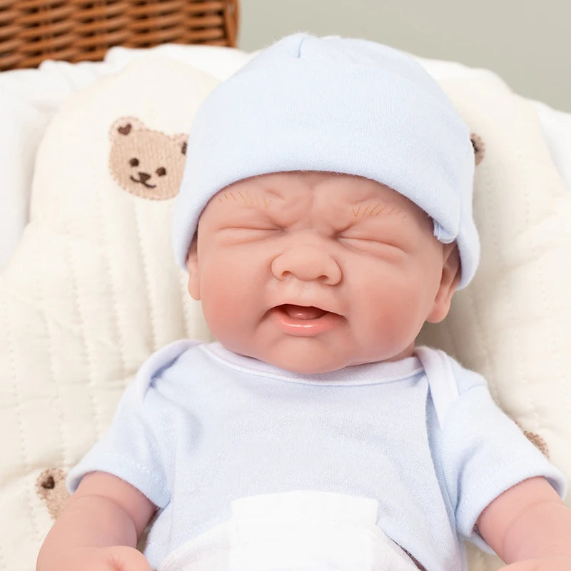 35CM Cute Reborn Dolls For 14inch Realistic Soft Full Vinyl Reborn Doll Toys Lifelike Full Body Dolls For Princess Birthday Gift