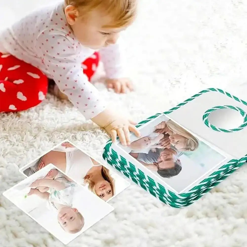 Baby Photo Album Soft Baby Book - Mirror First Year