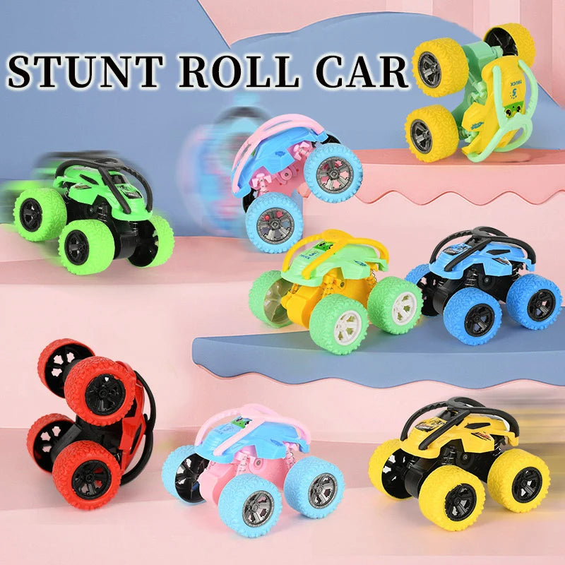 Rimi Linmy Inertia 4WD Off-Road Stunt Toy Car - ABS Plastic