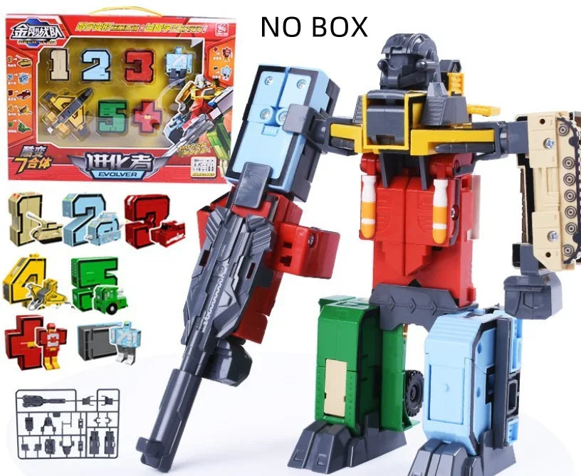 26 A-Z letter Alphabet Animal Dinosaur Warrior Deformation Action Figures Transformation Robot Toys For Children Gift Brinquedos