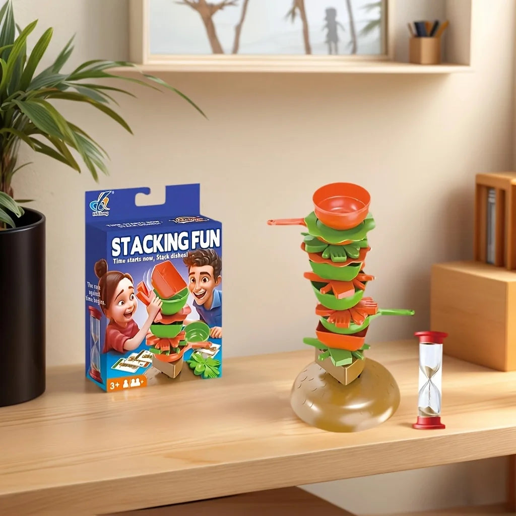 Food Stacking 3D Puzzle Game - Tabletop Game for Kids & Adults