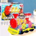Electric Train Toy for Kids Toddlers Crawling Train with Light  Sound Music Early Educational Toys Train Toys for Kids Baby Toys