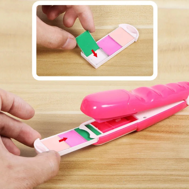 Children's Simulated Hair Dyeing Stick Set DIY Hair and Makeup Tools Girl's House Hair Accessories and Makeup Toy Gifts
