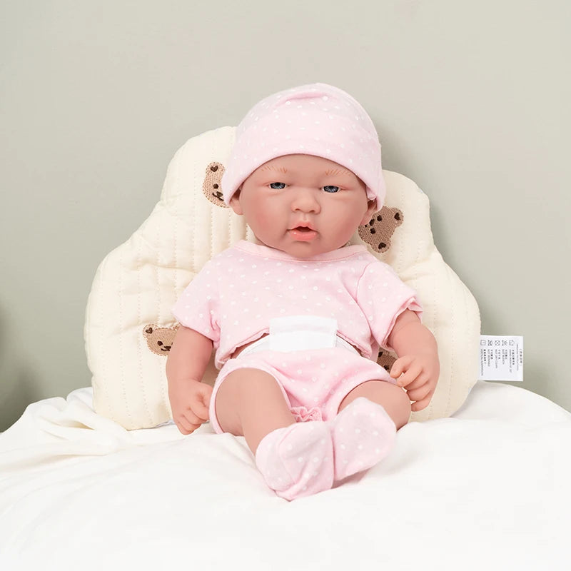 35CM Cute Reborn Dolls For 14inch Realistic Soft Full Vinyl Reborn Doll Toys Lifelike Full Body Dolls For Princess Birthday Gift