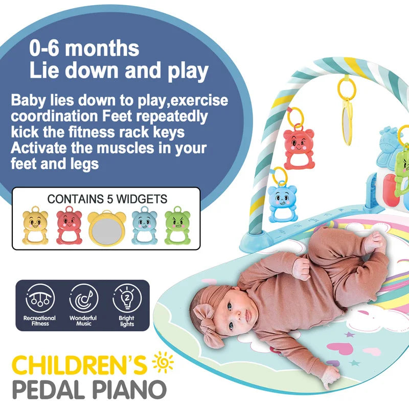 Baby Kick & Play Piano Gym Mat - Newborn to 36M