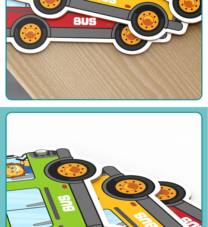 Children Addition and Subtraction Tabletop Game Parent-child Board Early Educational Cognitive Transportation Toys