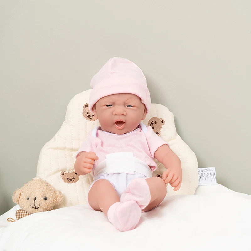 35CM Cute Reborn Dolls For 14inch Realistic Soft Full Vinyl Reborn Doll Toys Lifelike Full Body Dolls For Princess Birthday Gift