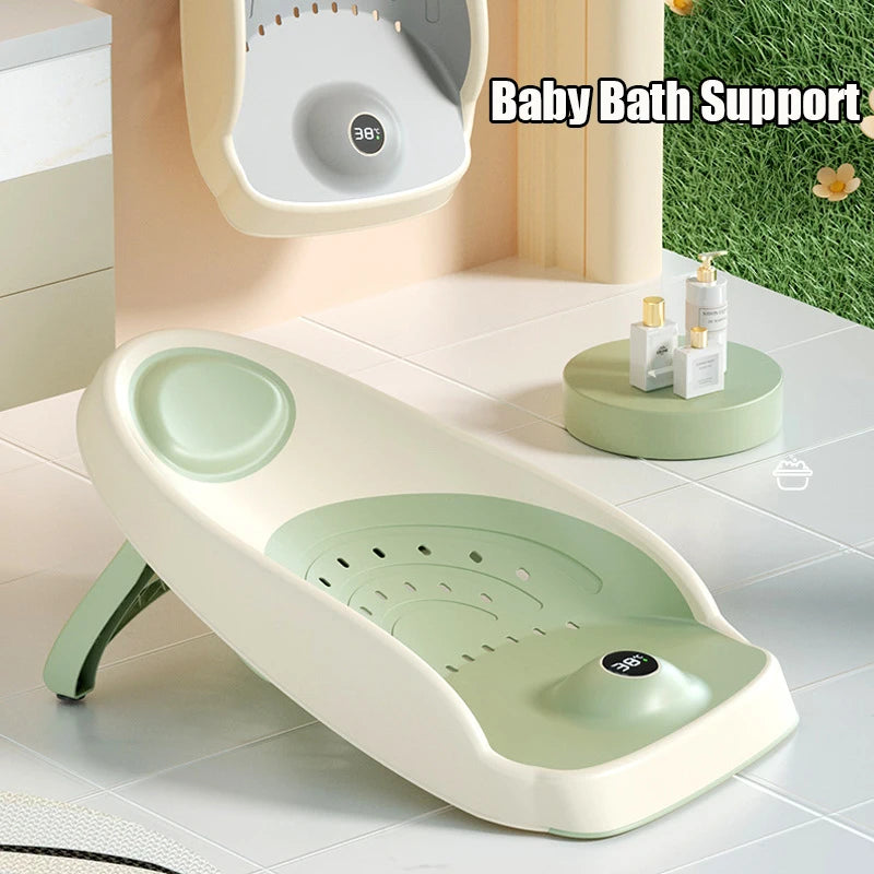 Baby Bath Support Newborn 0-6M With Thermometer