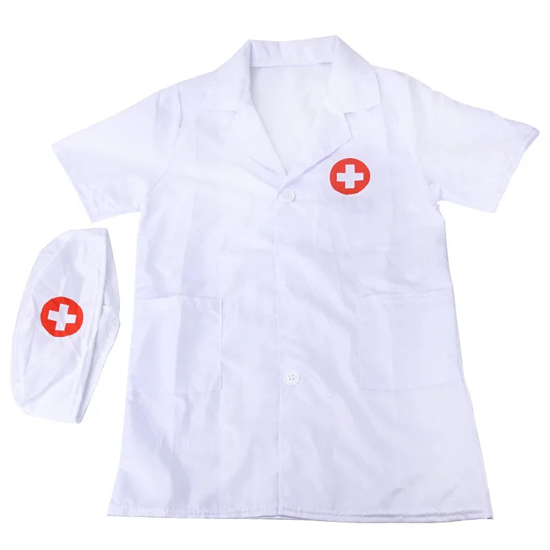 Jokejolly Children's Doctor and Nurse Role Play Costume Set