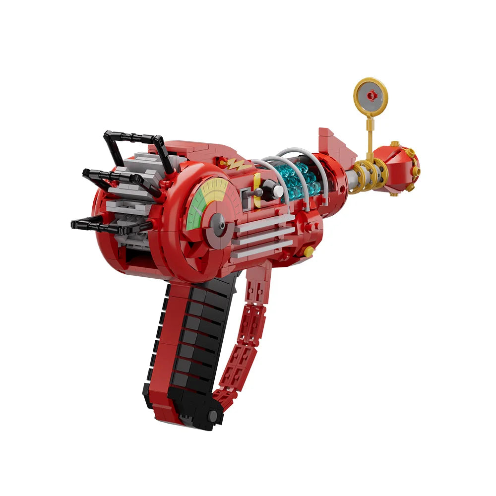 Gorbicks MOC Red Call of Duty Ray Gun Model Bricks DIY Game Building Blocks Kit Props Toys For Birthday Gifts