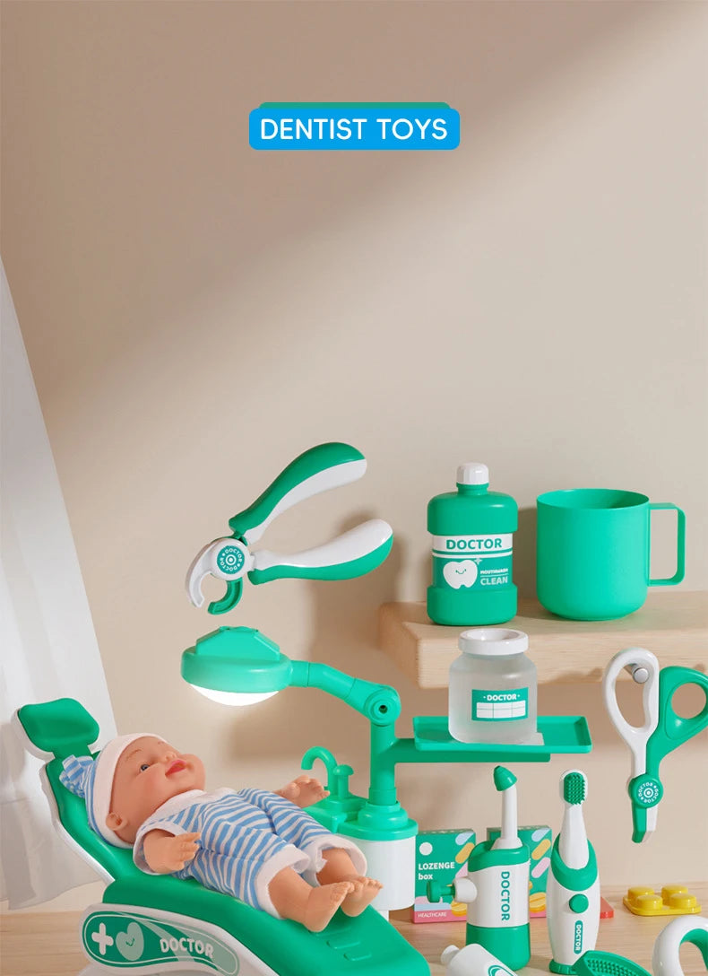 Children's Doctor Toy Set - Role Play Medical Kit with Tools