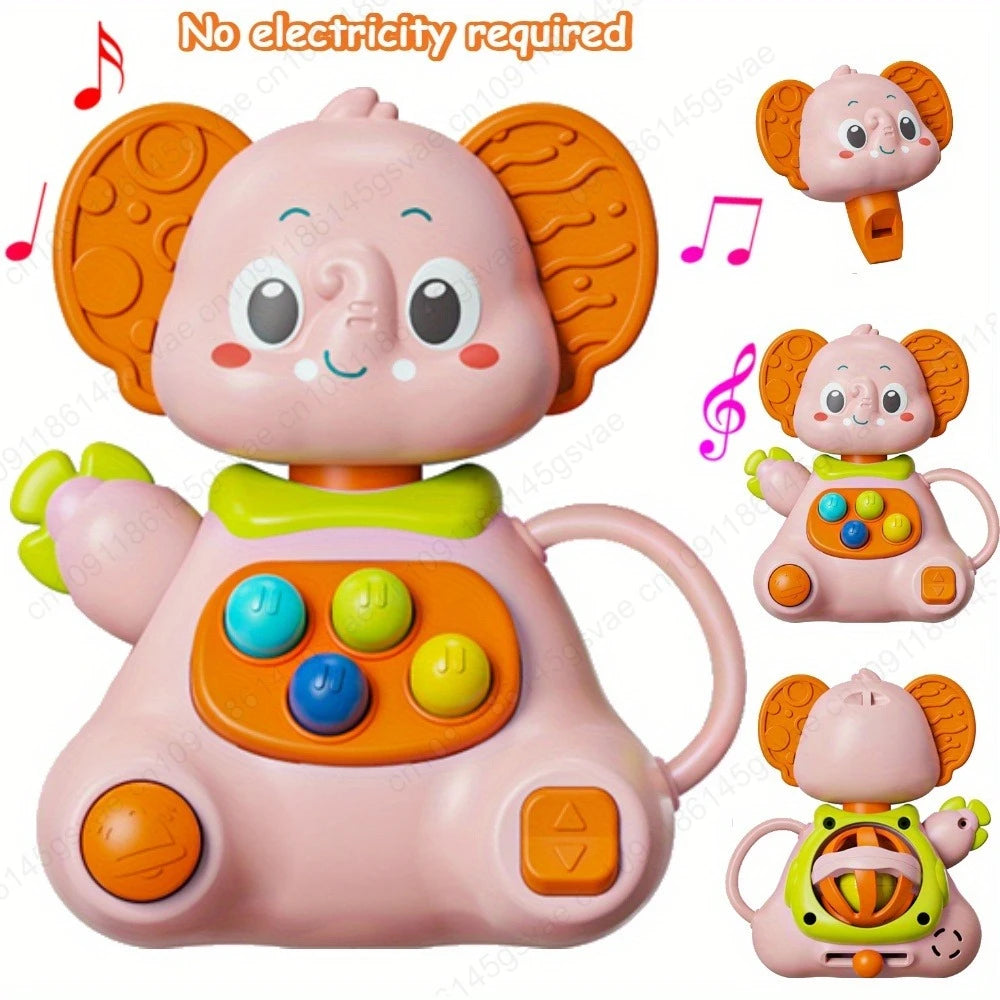 Baby Rattle - Elephant/Deer Early Education Toy ABS