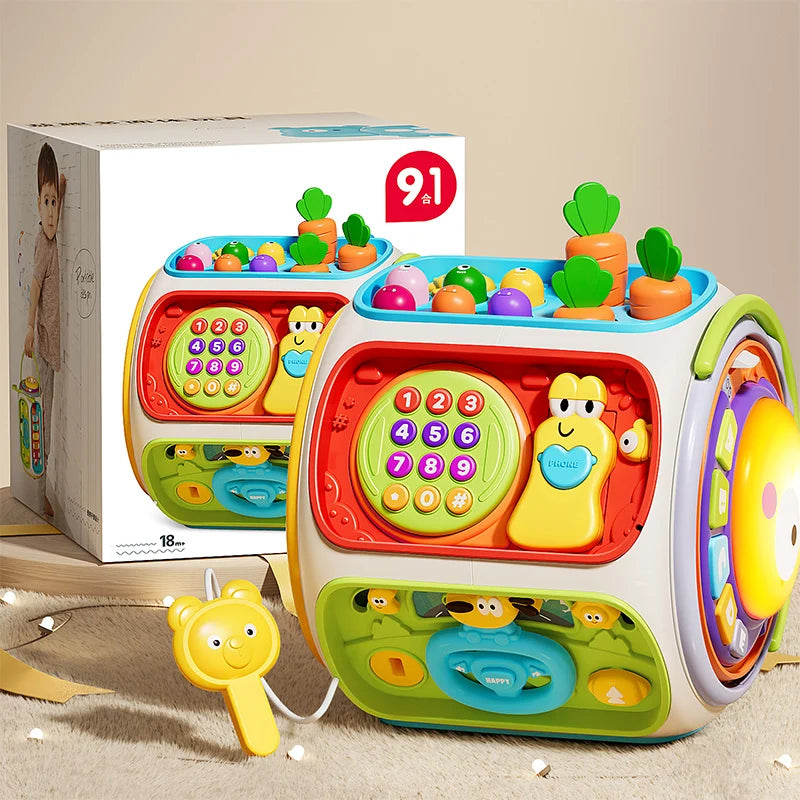 Multisensory Baby Discovery Panel - Montessori Activity Toy 12M+