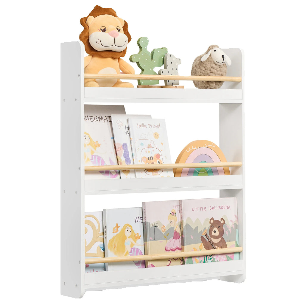 SONGMICS Bookshelf Children 3 Level toys Shelf CHILDREN'S room Playroom