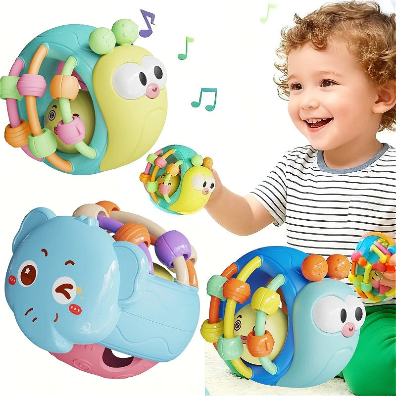 Baby Rattle Ball Sensory Toy 0-12 Months