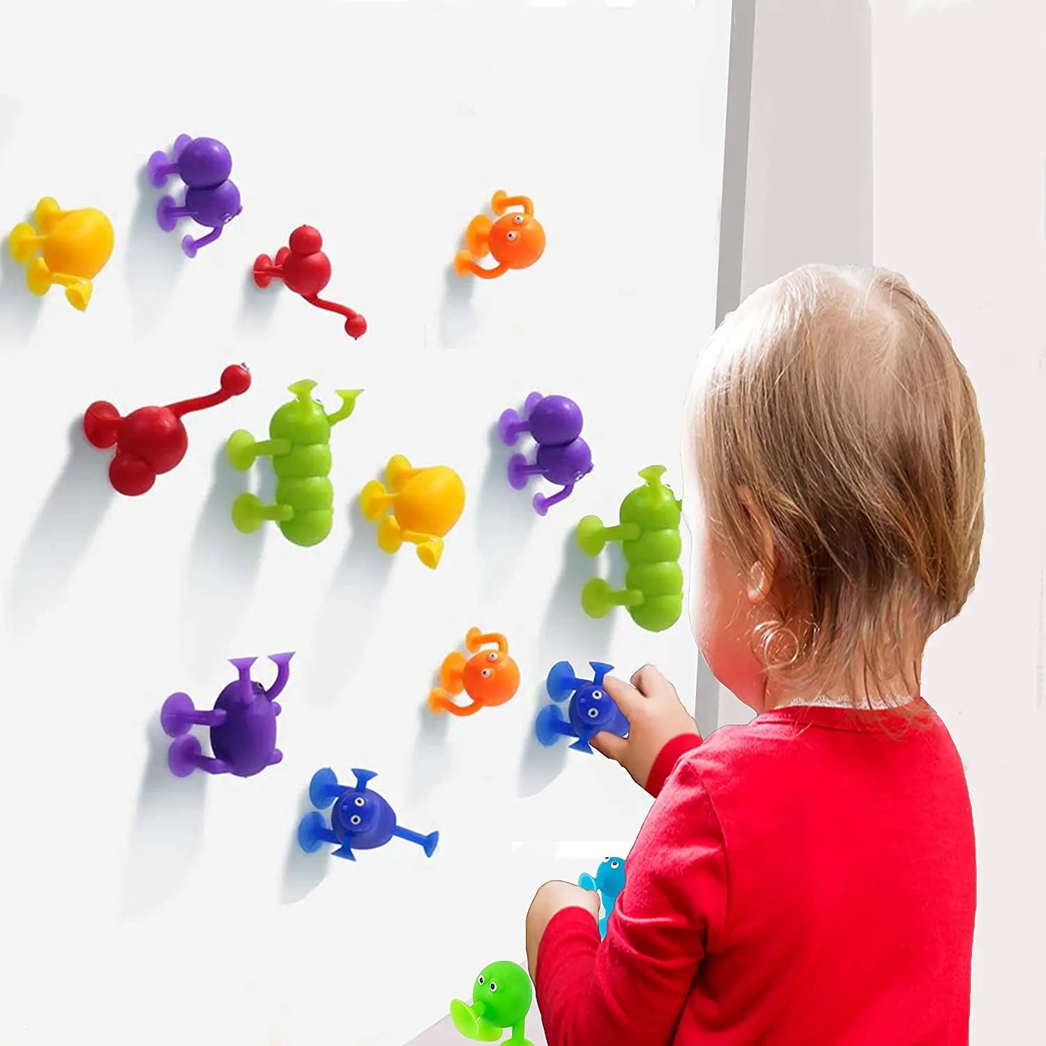 Silicone Suction Cup Animal Building Blocks - Sensory Bath Toy