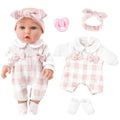 12" Reborn Baby Doll - Vinyl Pink Newborn Toy