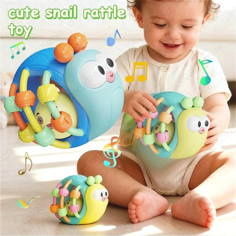 Baby Rattle Ball Sensory Toy 0-12 Months