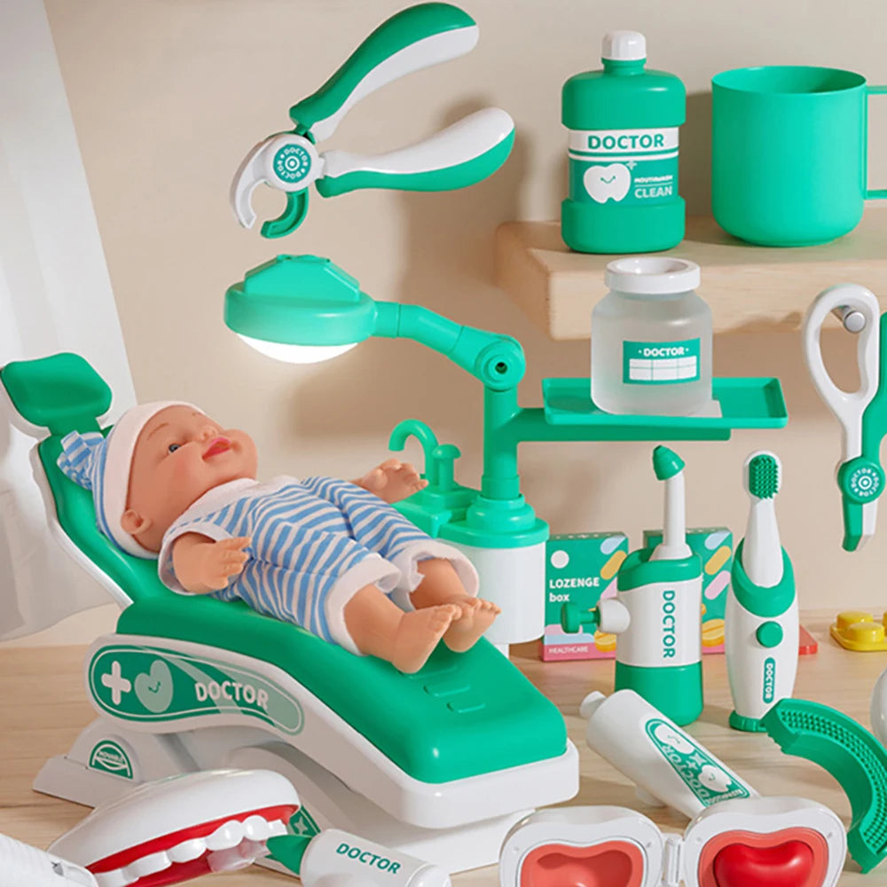 Children's Doctor Toy Set - Role Play Medical Kit with Tools