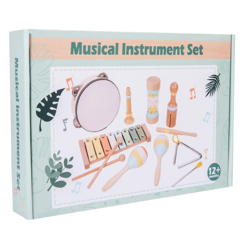 Montessori Wooden Musical Instruments Set for Toddlers