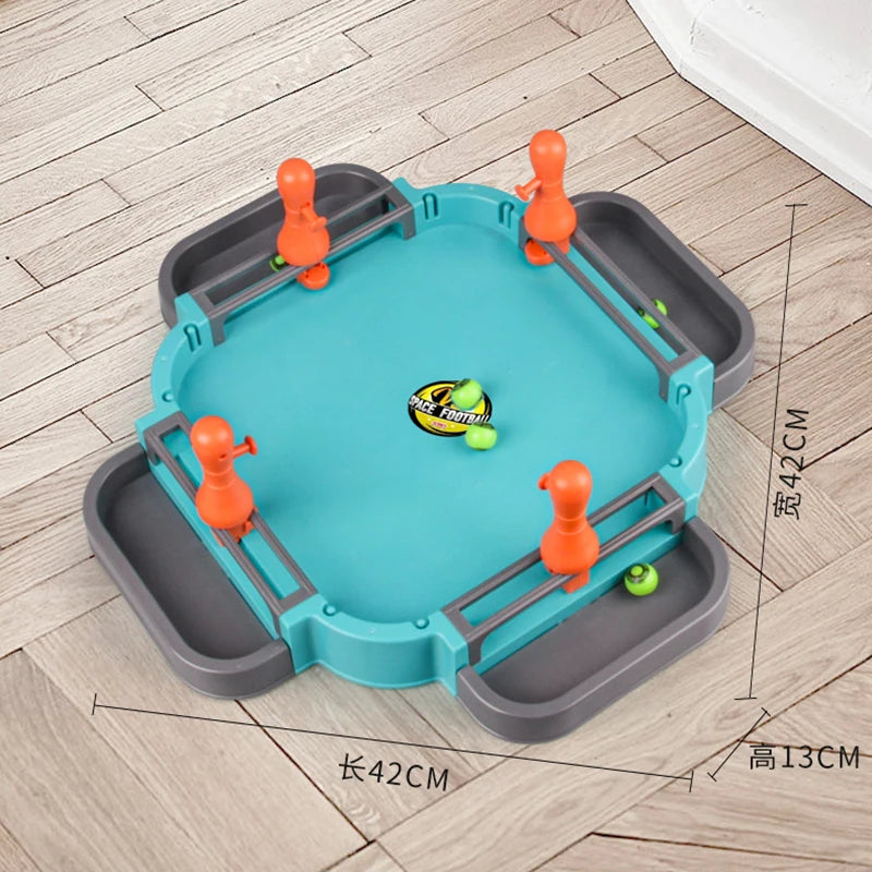Children Pinball Machines Board Games Table Toys Soccer Marble Shoot Pinball Battle Social Game Fun Family Party Interactive Toy