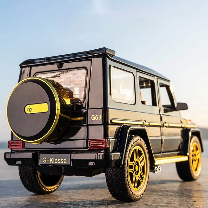 1/24 alloy die-cast G63 car model simulation sound and light off-road vehicle toys children's birthday gift Christmas