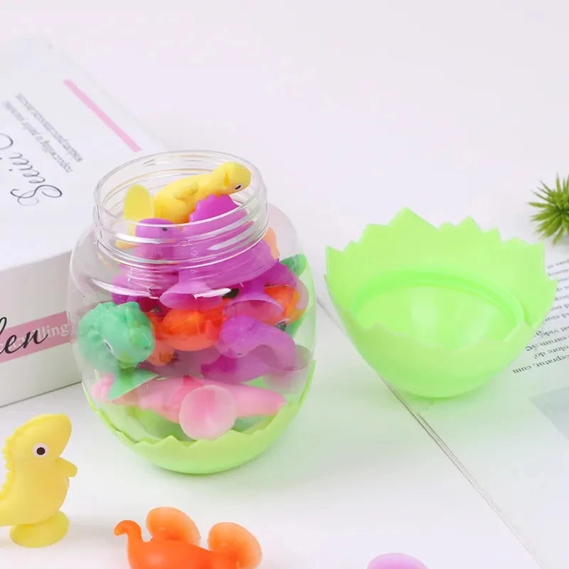 Silicone Suction Cup Animal Building Blocks - Sensory Bath Toy