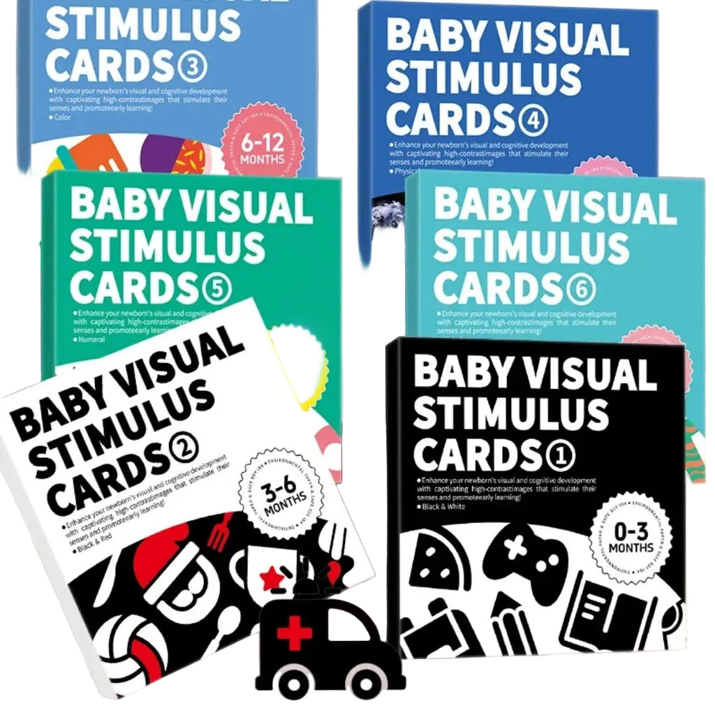 Montessori Baby High Contrast Visual Stimulation Flash Cards 0-36M