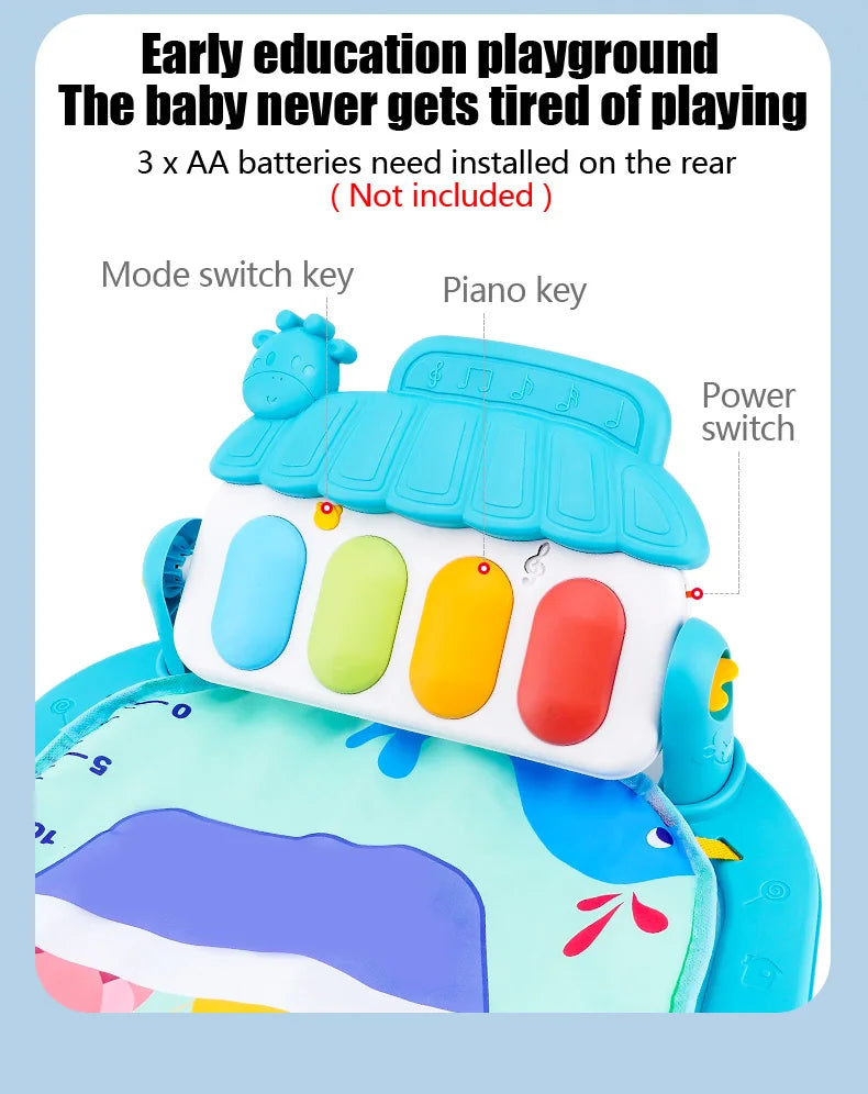Baby Kick & Play Piano Gym Mat - Newborn to 36M