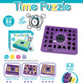 Shape Matching Game - 26 Piece Educational Time Puzzle Toy