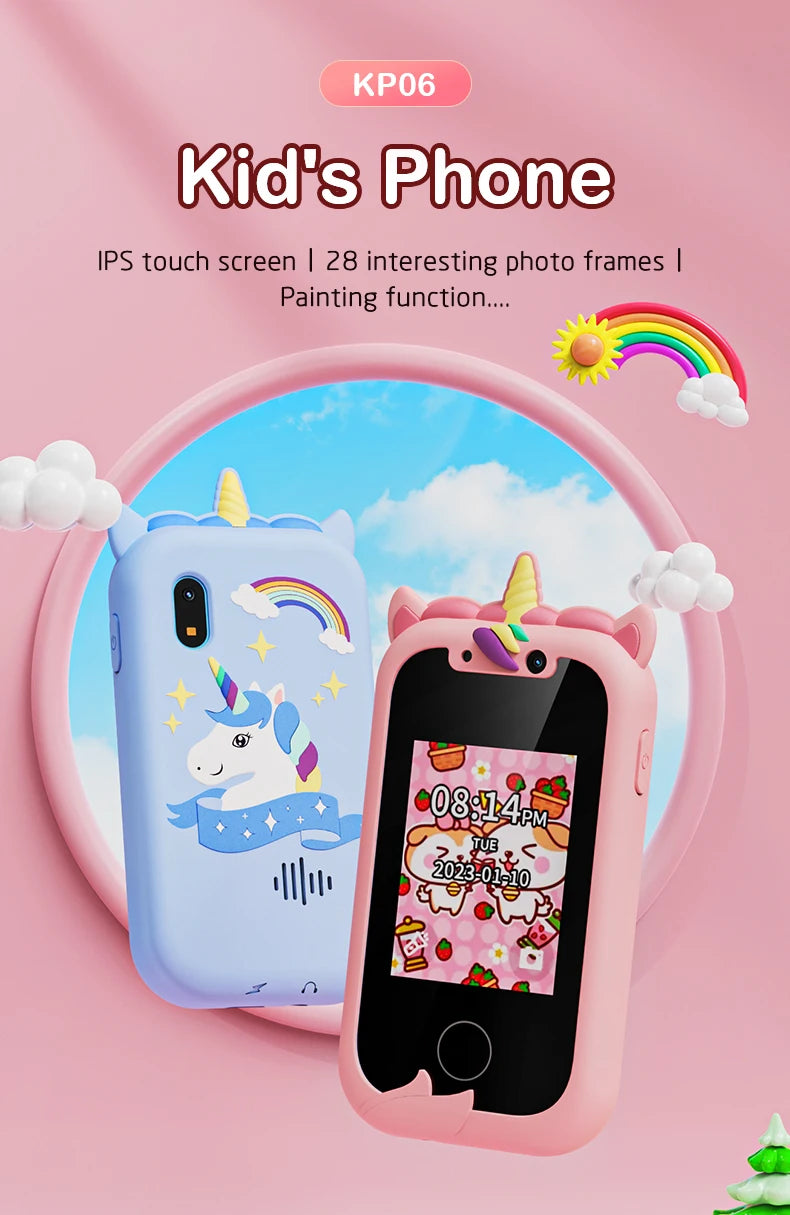 Kids Toy Smartphone - 2.8" Touchscreen Dual Camera MP3