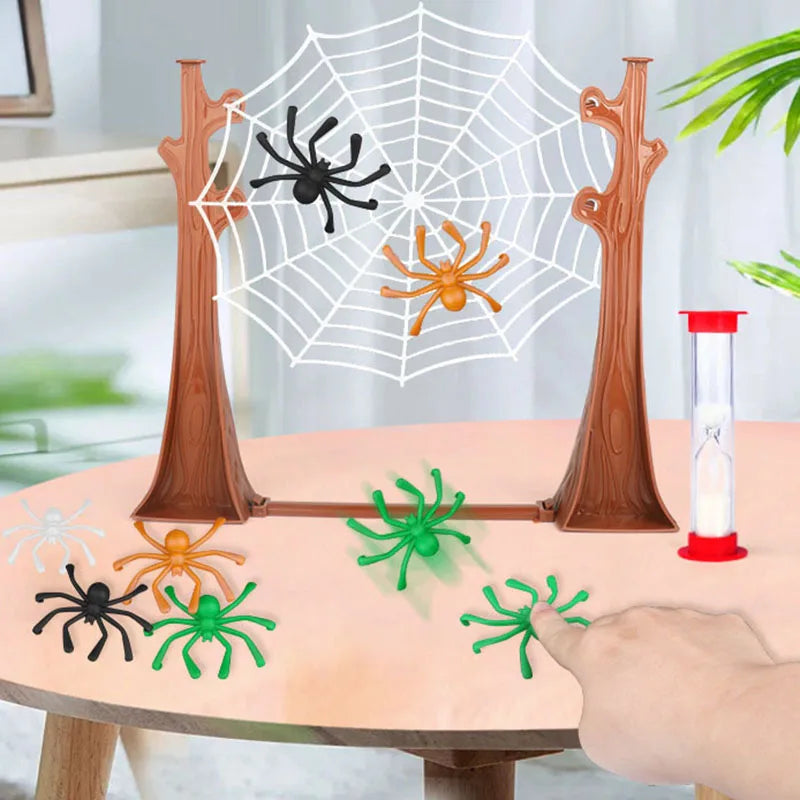 Handmade Wooden Spider Prank Scare Box - 9cm Pop Out Toy