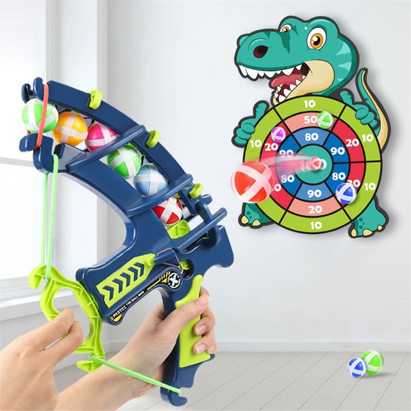 Montessori Sticky Ball Dart Board Game for Kids Ages 3-7