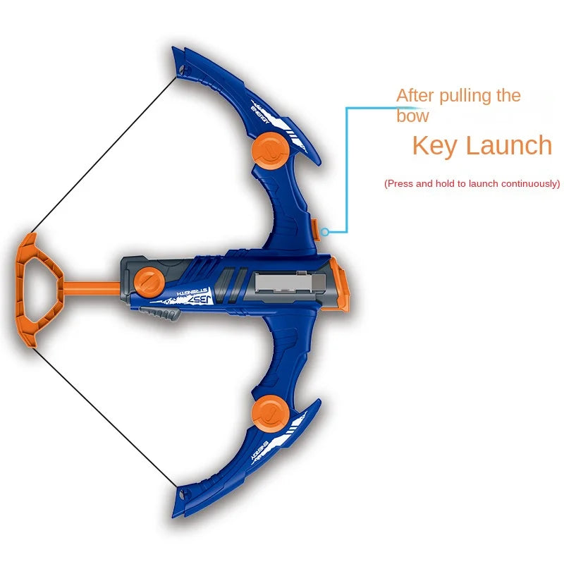 Kids Toy Crossbow - 12 Continuous Soft Dart Launcher