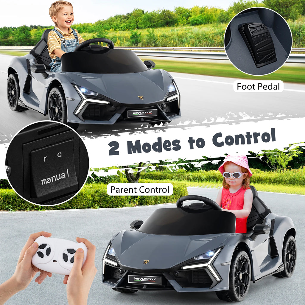 Lamborghini Revuelto 12V Kids Ride-On Electric Car