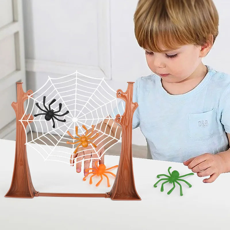 Handmade Wooden Spider Prank Scare Box - 9cm Pop Out Toy